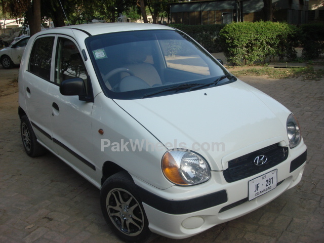 Hyundai Santro - 2005 white beauty Image-1