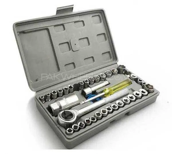 40 in 1 socket wrench set for all cars Image-1