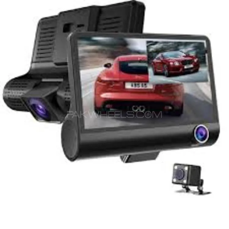 WDR Dashcam 3 Camera Lens Video Car DVR Full HD 1080P Image-1