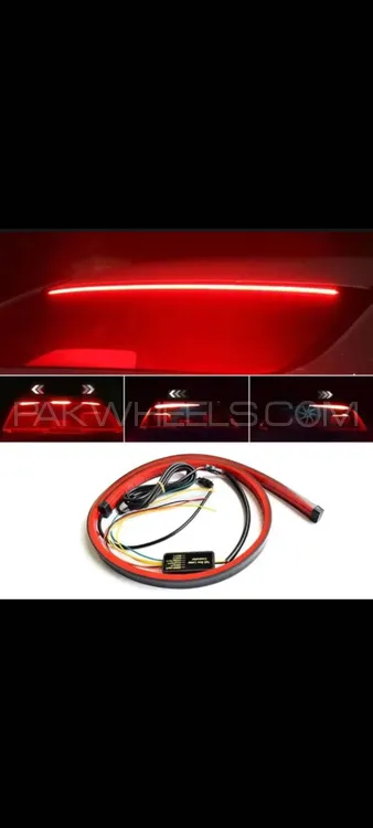 100cm Car Tail Strip Light 3030 144LED Red Universal LED Run Image-1