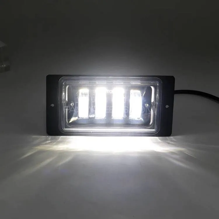 Universal LED Fog Light Car Front Fog light Replacement Auto Lamp DRL Driving Fog Lamp for Car 2 Pc Image-1