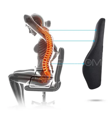 Universal Lumbar Support Cushion For Car | Back Posture Support Image-1