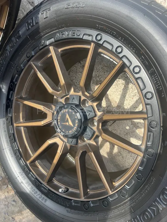 Aloy rims with tyres Toyota Roco  Image-1