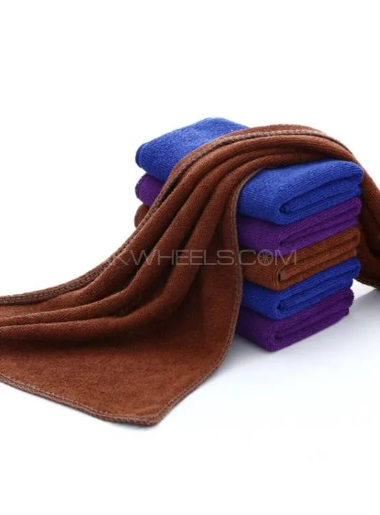 Soft Microfiber Detailing Towel - Size 40x60(CM) (Pack of 5) Image-1