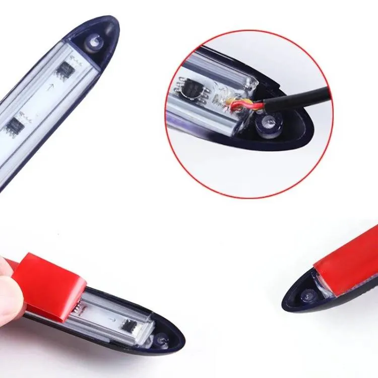 Universal DRL LED Headlight Strip 14-inch Light Daytime Running Turn Signal Lamp 2 Pcs Set Universal DRL LED Headlight Strip 14-inch Light Daytime Running Turn Signal Lamp 2 Pcs Set Image-4
