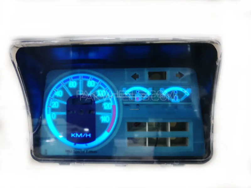 Suzuki Mehran Speedo Meter with LED Light - ICE Blue | Suzuki Mehran Meter