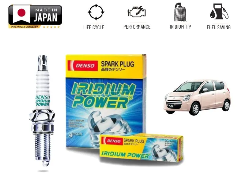 Suzuki Alto 2009-2014 Denso Iridium Spark Plug - 3 Pieces Made in Japan