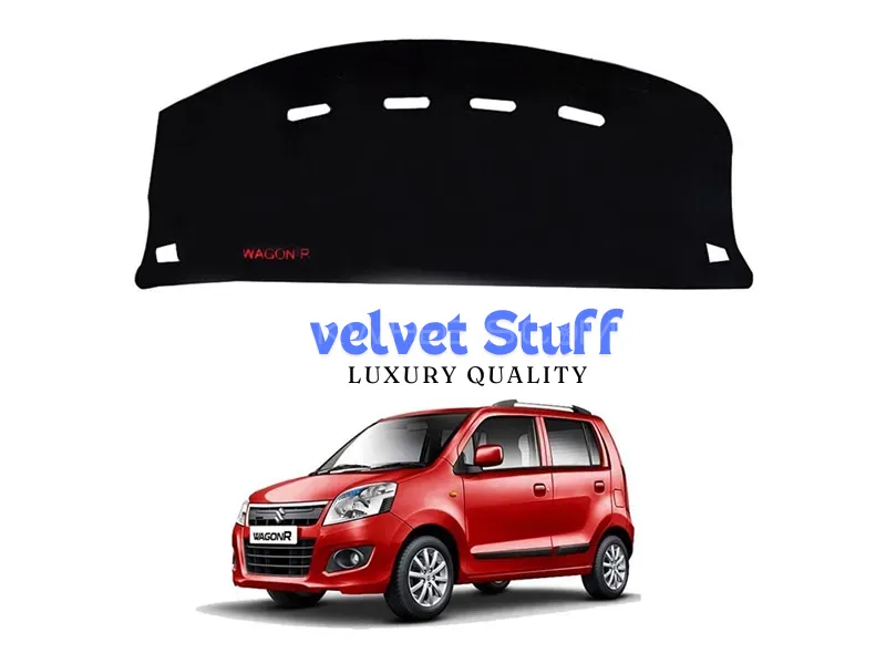 Suzuki WagonR | Velvet Black Luxury Quality Dashboard Mat Cover | Suzuki WagonR Image-1