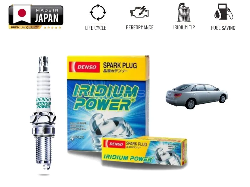 Toyota Allion Denso Iridium Spark Plug - 4 Pieces Made in Japan Image-1