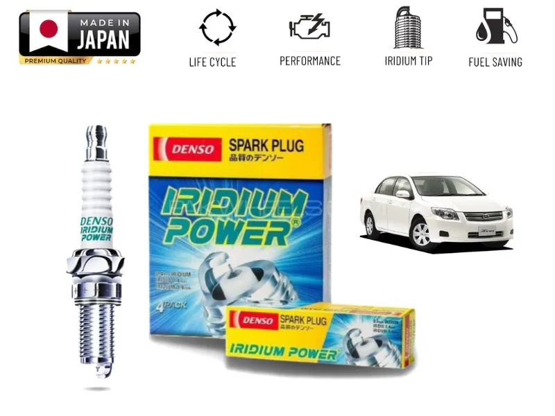 Toyota Axio Japan Assembled Denso Iridium Spark Plug - 4 Pieces Made in Japan Image-1
