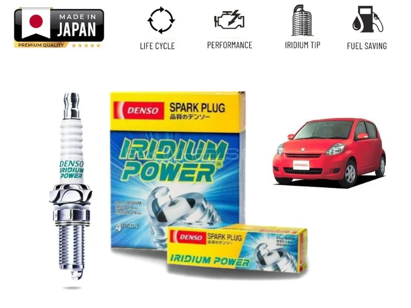 Toyota Passo 2005-2010 Denso Iridium Spark Plugs - 3 Pieces​ Image-1