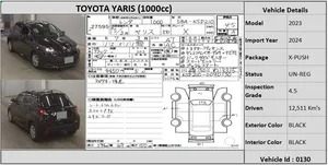 Toyota Yaris 2023 for Sale