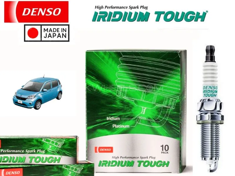 Toyota Passo 2016-2024 Iridium Tough Spark Plugs 3 Pieces - Denso VFCH16 