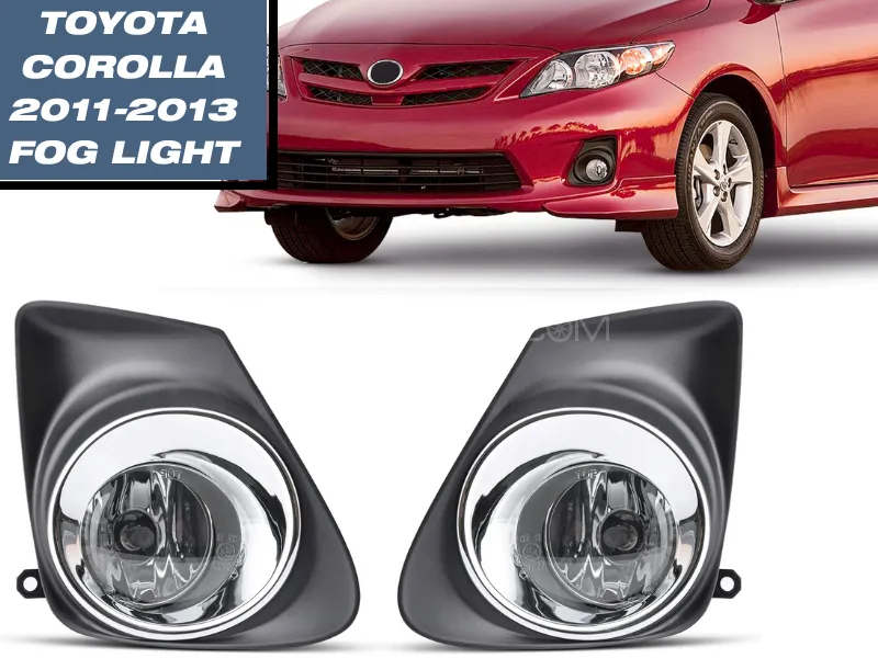 Fog Lights for Toyota Corolla 2011-2013 | LED Halogen Front Bumper Fog Lamps Light Grille Cover