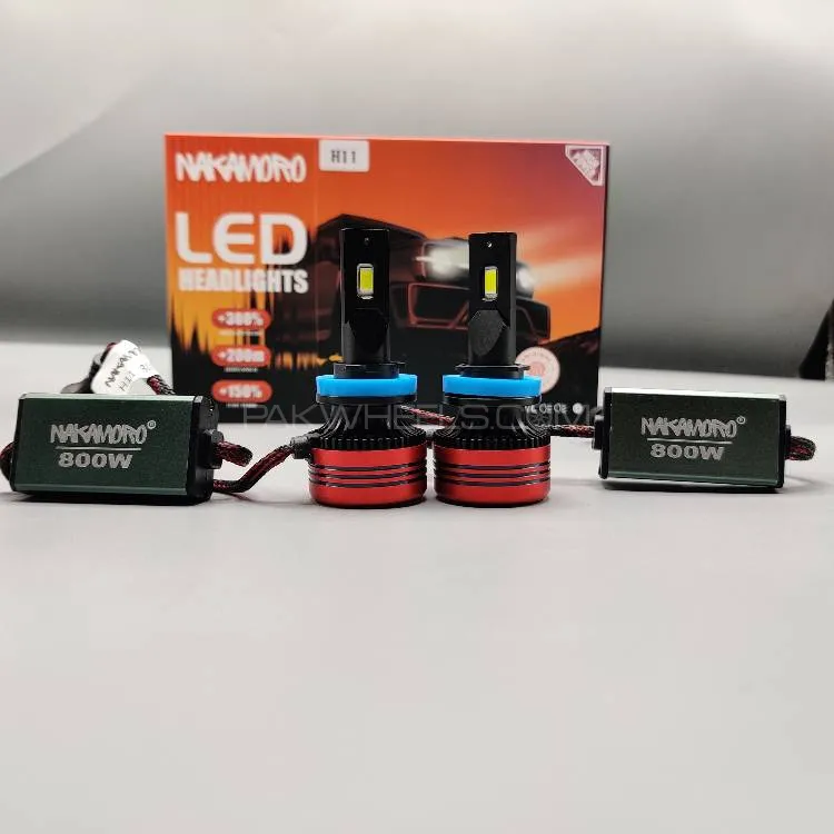 NAKAMORO LED Headlight Bulb Original H7 65 Watts 2 Pcs Set Image-1