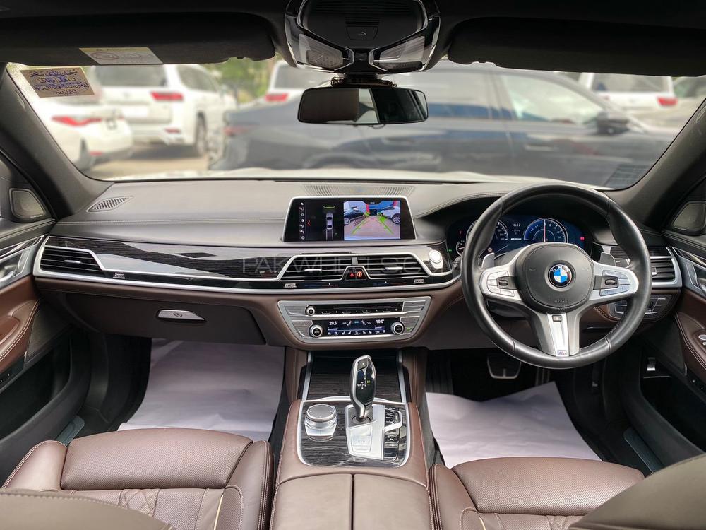 Make: BMW 740 Le 
Active Hybrid, long wheel base
M Sports package 
Manufacturing year: 2018
Mileage: 25,000 km
Registered: 2022
Mocha interior

Noticeable options:
*Panoramic glass sunroof with Sky lounge 
*Rear seating pack executive lounge
*BMW laser lights
*Harman/kardon sound system
*Privacy glass
*BMW live cockpit professional 
*Soft close doors
*Wireless charger 
*Paddle shifters
*Rear entertainment
*Ambient lights
*Ventilated seats
*Electric memory seats
*Airmatic suspension
*Rear tablet
*20" alloy wheels
*Gesture control

Calling and Visiting Hours

Monday to Saturday

11:00 AM to 7:00 PM