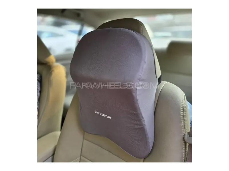 Universal Back Rest Cushion for Pain Relief Premium Quality Memory Foam For Car Seat 1 Pc(Grey)