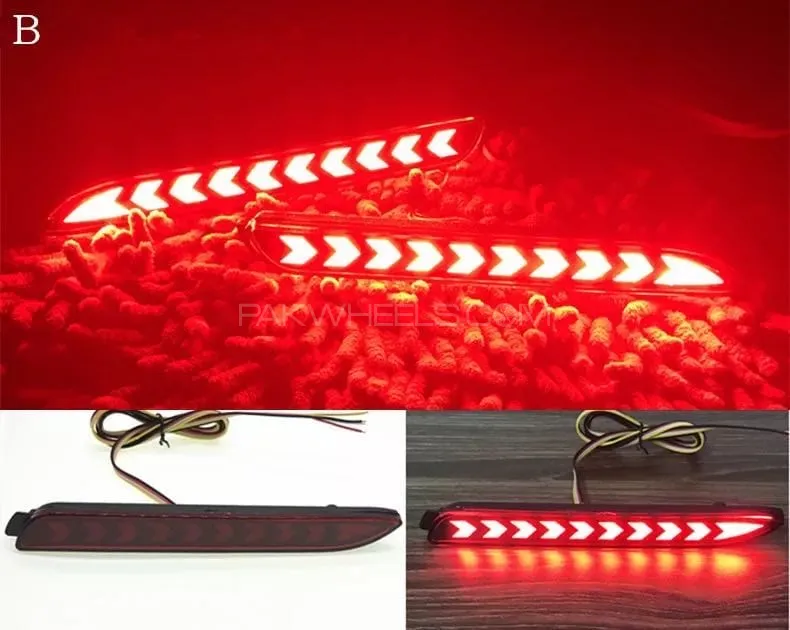 Corolla x Back Bumper Lights With Running  Function Image-1