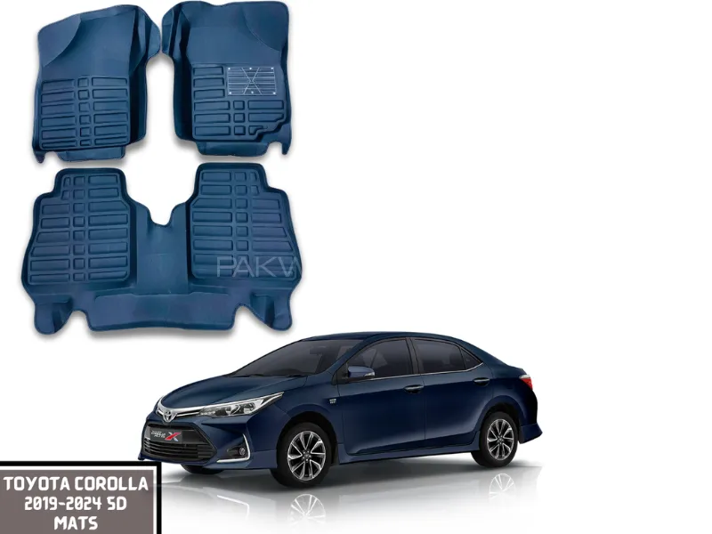 Premium Quality Customized 5D Car Floor Mats for Toyota Corolla 2019-2024 | Best Quality 5D Car Mats Image-1