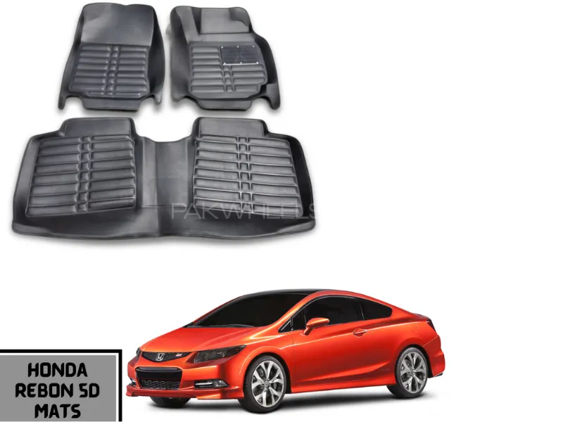 Premium Quality Customized 5D Car Floor Mats for Honda Civic Rebon | Best Quality 5D Car Mats