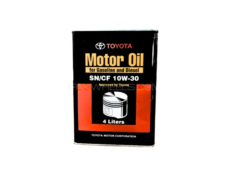 Toyota Genuine Engine Oil SN/CF 10W-30 4L (JAPAN) Image-1