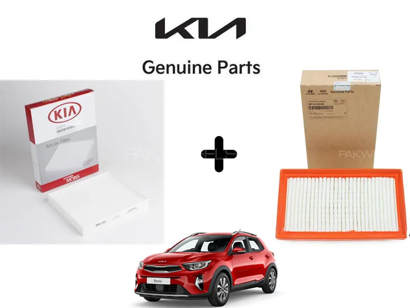 2 in 1 Deal Genuine Air and AC Cabin Filter for KIA Stonic 2021-2024 Image-1