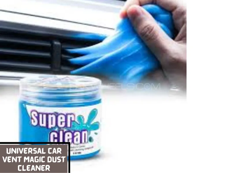 Car Air Vent Magic Dust Cleaner | Gel Household Auto Laptop Keyboard Cleaning Gel | Office Gap Wash Image-1