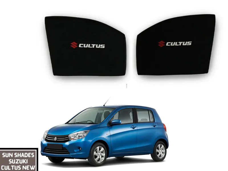 High Quality Suzuki Cultus New Car Window shades | Sun shades fabric | Car Black Sun Shades