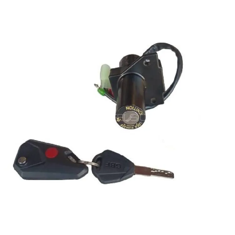 GBF Yamaha YBR Ignition Switch With Light & Computer Keys GBF Yamaha YBR Ignition Switch With Light & Computer Keys Image-2