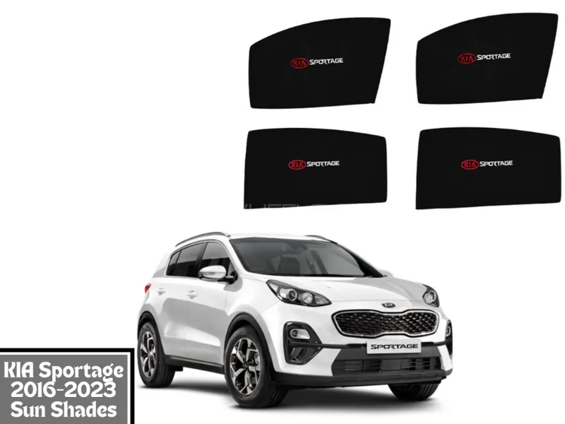 High Quality KIA Sportage 2016-2023 Car Window shades | Sun shades fabric | Car black sun shades