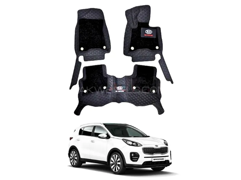 KIA Sportage 9D Floor Mats | Black Image-1
