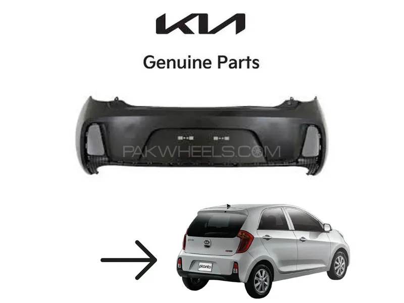 Genuine Rear Bumper for KIA Picanto 2019 - 2024 Image-1