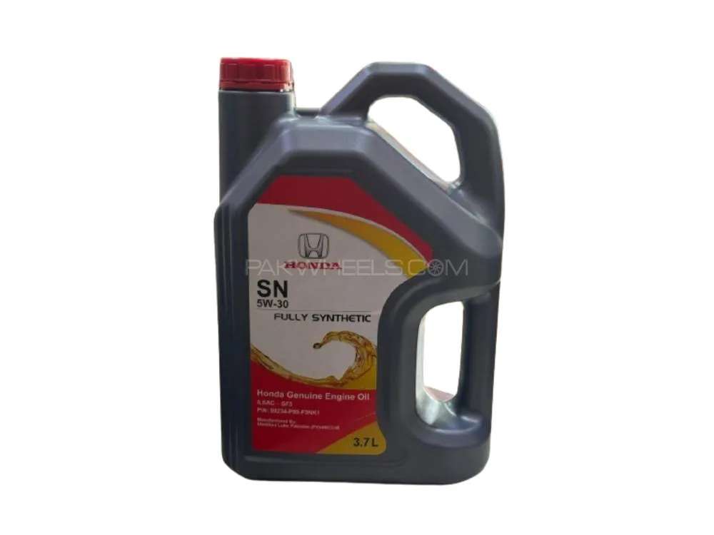 Honda Engine Oil Fully Synthetic 5w30 Genuine 3.7 litre.  