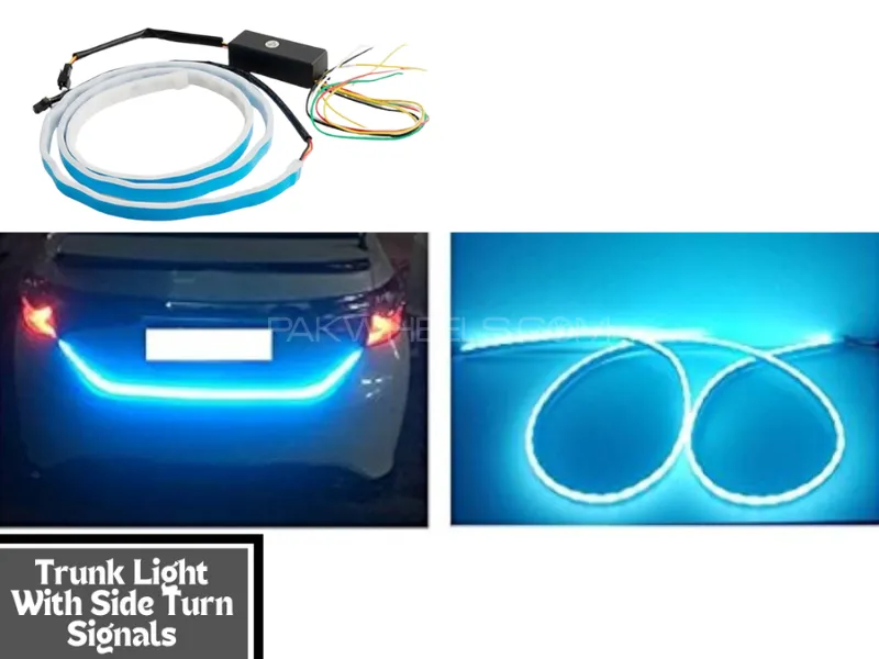 Premium Quality Car Trunk Light | Trunk Light with Side Turn Signals Rear lights Car Braking Image-1