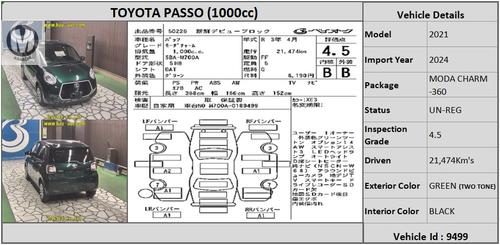 Used Toyota Passo 2021