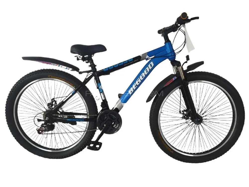 Begood 26" Fat Tire Mountain Bike-Gear System, Iron Frame, & Disc Brakes. Image-1