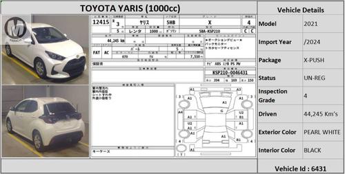 Used Toyota Yaris 2021