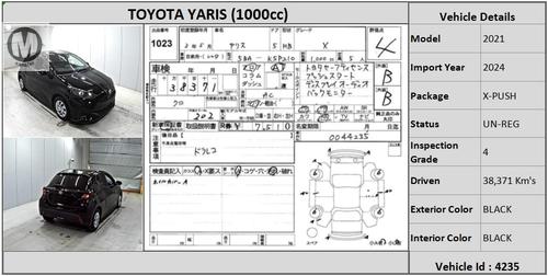 Used Toyota Yaris 2021