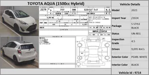 Toyota Aqua 2021 for Sale