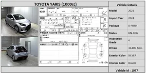 Toyota Yaris 2021 for Sale