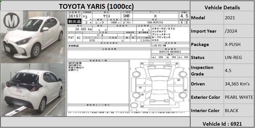 Used Toyota Yaris 2021