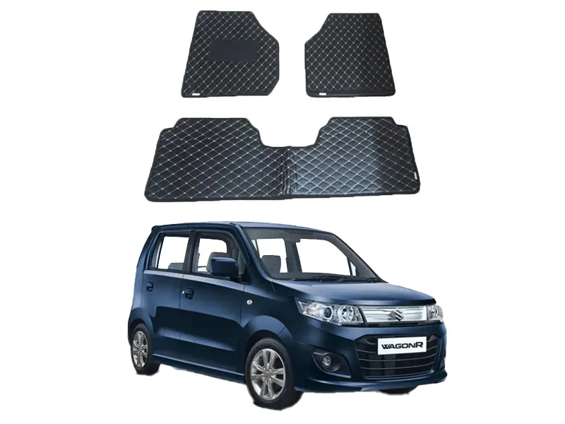 Suzuki Wagon-R 7D Floor Mat ( Flat Style ) - Model 2012- 2015 | Fully Customized 7D Floor Mat Image-1