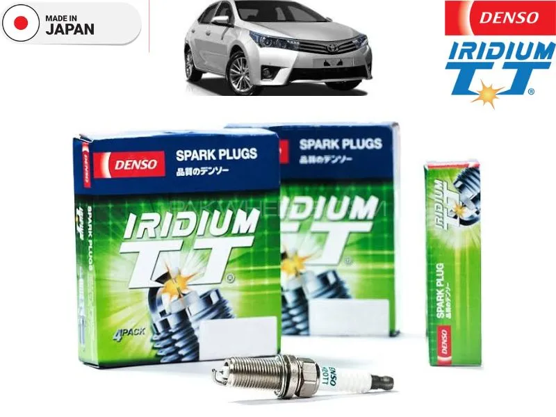 Toyota Corolla GLi & XLi 2014-2024 Denso Iridium Twin Tip Spark Plug - 4 Pcs