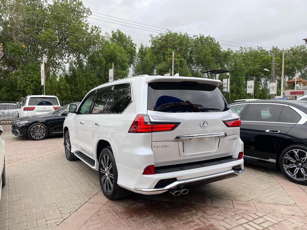 Make: Lexus LX570 
Model: 2018
Mileage: 14,000 Km
Unregistered

*Cool box
*Back auto door
*Rear entertainment 
*Mark levinson sound system 
*Heating/Cooling seats
*Heads up Display 
*Original tv + 4 cameras
*Sunroof
*Radar
*7 seater

Calling and Visiting Hours

Monday to Saturday

11:00 AM to 7:00 PM