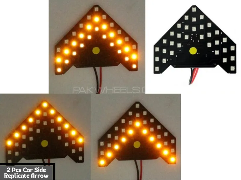 Universal 2x LED Turn Signal Indicator | 12V for Car Truck Side Rearview Mirror Indicator  Image-1