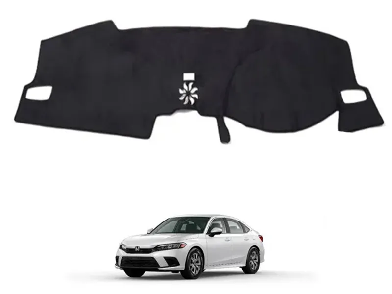 Honda Civic 2022-2024 Velvet Dashboard Mat Image-1