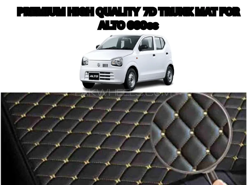 Premium High-Quality 7D Trunk Mat for Suzuki Alto 660cc Image-1