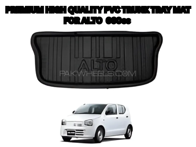 Premium High-Quality PVC Trunk Tray Mat for Suzuki Alto 660cc Image-1