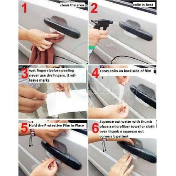 8 Pcs offer Universal Invisible Car 2Door Handle Scratches 8 Pcs offer Universal Invisible Car 2Door Handle Scratches Image-4
