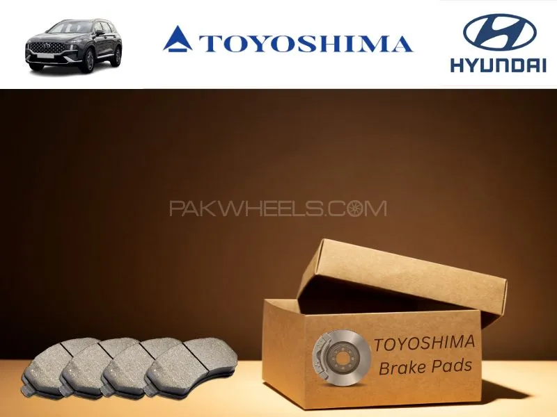 Hyundai Santa FE 2023-2024 Toyoshima Rear Brake Pads - Premium Brand Image-1